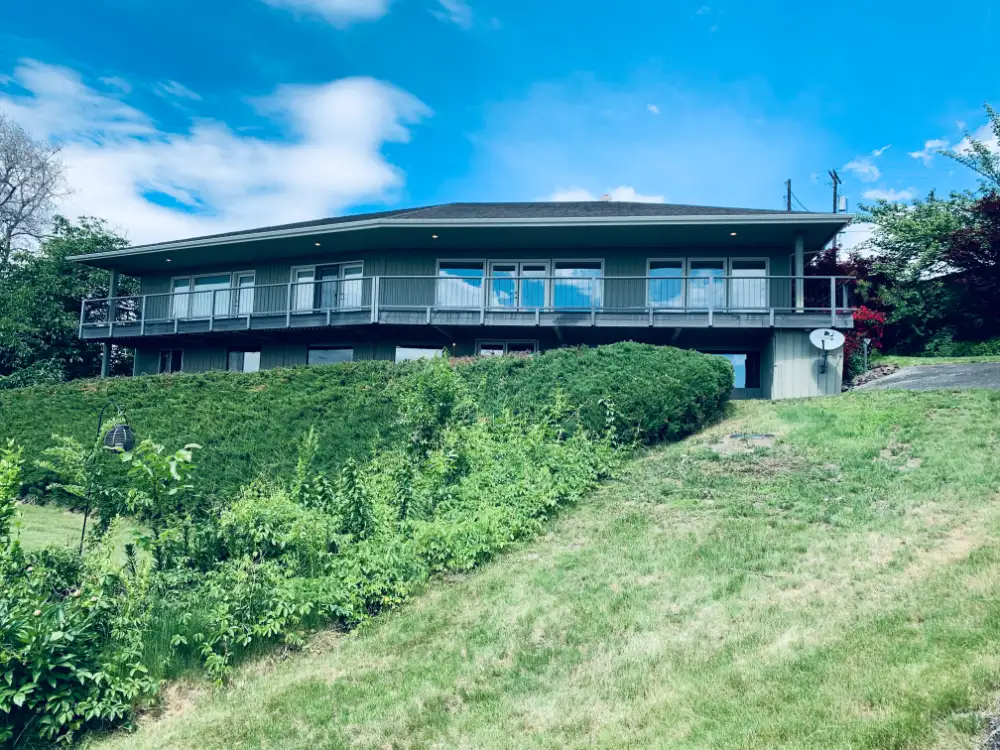 Modern Home With Blue Sky